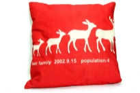 Christmas sofa Cushion with LED lights. Batteries not included.