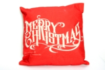 Christmas Sofa Cushion with LED lights. Batteries not included.
