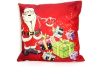 Christmas Sofa Cushion with LED lights. Batteries not included.
