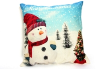 Christmas Sof Cushion with LED lights. Batteries not included.