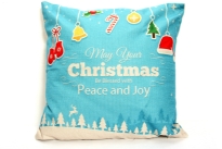 Christmas Sofa Cushion with LED lights. Batteries not included.