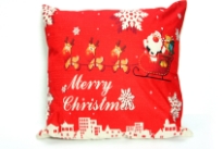 Christmas Sofa Cushion with LED lights. Batteries not included.