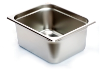 Stainless Steel 1/2 x 6" x 24 Gauge Food Pan
NSF