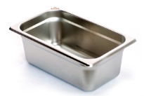 Stainless Steel 1/4 x 4" x 24 Gauge Food Pan
NSF