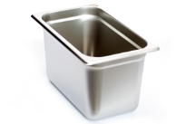 Stainless Steel 1/4 x 6" x 24 Gauge Food Pan