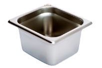 Stainless Steel 1/6 x 4" x 24 Gauge Food Pan
NSF