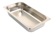 Stainless Steel 1/3 Size 2.5 inch deep 25 Gauge NSF Food Pan