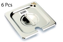 Stainless Steel 1/6 Notch Cover 25 Gauge NSF.