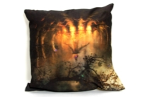 Halloween Sofa Cushion with LED light. Batteries not included.
