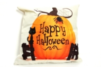 Halloween Sofa Cushion with LED lights. Batteries not included.
