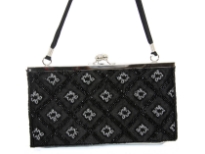 Metal Frame Hand Beaded Evening Bag