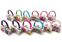 This is a dozen pack of mini purse for coins and small items. Assorted colors.
