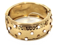 Metal Folding Bracelet Size: 1" Broad, (12 PCS Box)