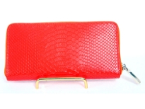 Genuine Leather all round zipper ladies wallet