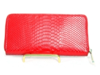 Genuine Leather all round zipper ladies wallet