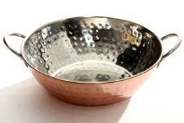 Stainless Steel Copper Plated Balti Dish