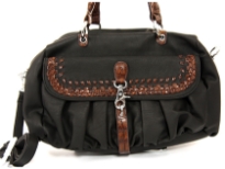 PU Double Handle Fashion Handbag