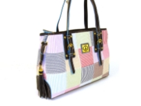 Designer Inspired Peace Sign Patch Handbag