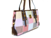 Designer Inspired Peace Sign Patch Handbag