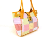 Designer Inspired Peace Sign Patch Handbag