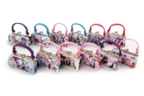 This is a dozen pack of mini purse for coins and small items. Assorted colors.
