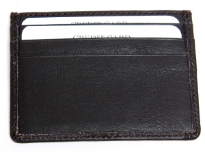Genuine leather credit card holder.