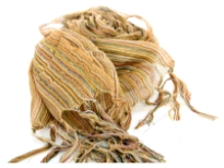 Lightweight sheer polyester scarf with shining woven multi colored stripes and long knotted fringes on its edges. Contrasting borders of the scarf give an edge to this scarf which can be used all year around. Imported.