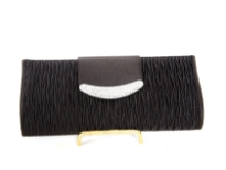 Crochet Satin Evening Bag