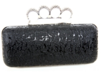 Metal frame evening bag