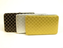 Metallic Frame Clutch/Wallet