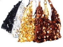 Hand Beaded Sequin Bag