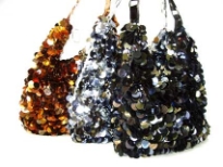 Hand Beaded Sequin Bag