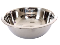 Stainless Steel 2000 ml measuring bowl.
