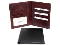 Carry your passport in style. This is a genuine leather RFID blocking Passport holder wallet. Features 6 credit card slots and 1 ID window. This is made of high quality soft & durable cow-hide leather. As this is genuine leather, please be aware that there will be some small creases and nicks in the leather but the wallet are all brand new.