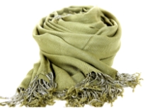 Rayon Pashmina shawl with beaded fringes