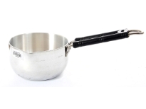 Aluminum Sauce Pan with Plastic coated Heavy Duty SS Wire Handle Riveted for Long Life. Made In India