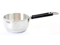 Aluminum Sauce Pan with Plastic coated Heavy Duty SS Wire Handle Riveted for Long Life. Made In India