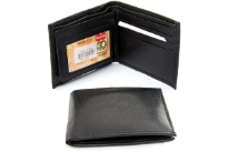 Carry your money in style. This is a faux leather credit card wallet for men. As this is genuine leather, please be aware that there will be some small creases and nicks in the leather but the wallet are all brand new.