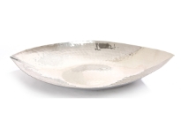 Hammered Stainless Steel Boat Shaped Tray