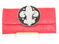 Fleur De Liz check book wallet