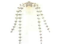 Metal Hair Clip with crystals