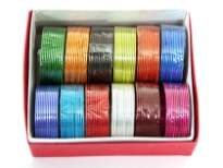 Assorted Colors Plastic Bangles<br>Sold Per Box containing 12 Dozens